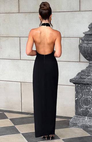Adalia Maxi Dress - Black - Napalia
