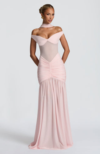 Alaia Maxi Dress - Blush - Napalia