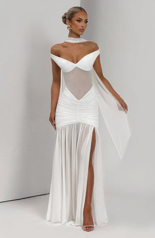 Alaia Maxi Dress - Ivory - Napalia