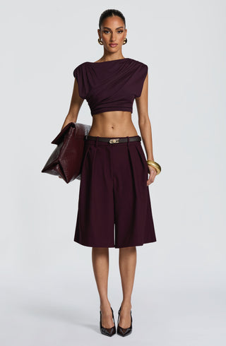 Amara Top - Plum - Napalia