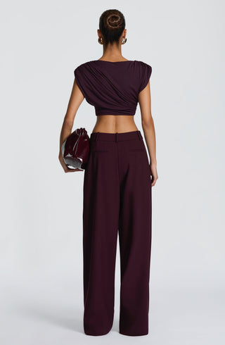 Amara Top - Plum - Napalia