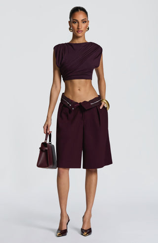 Amara Top - Plum - Napalia