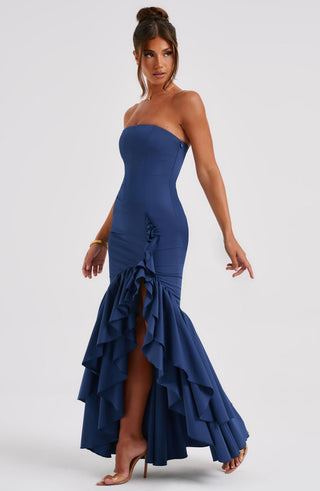Angelina Maxi Dress - Navy - Napalia