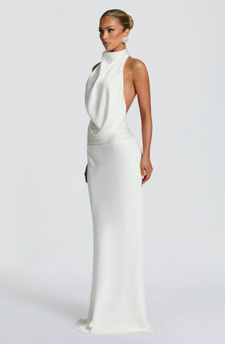 Armelle Maxi Dress - Ivory - Napalia