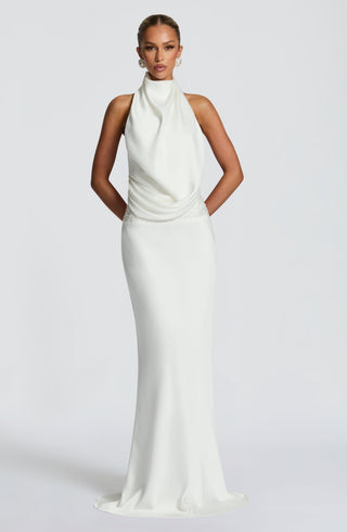 Armelle Maxi Dress - Ivory - Napalia