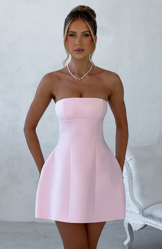 Asha Mini Dress - Blush - Napalia