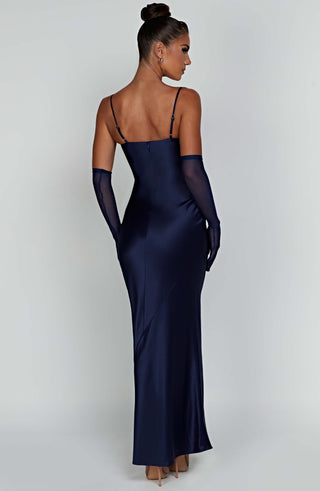 Athena Maxi Dress - Navy - Napalia
