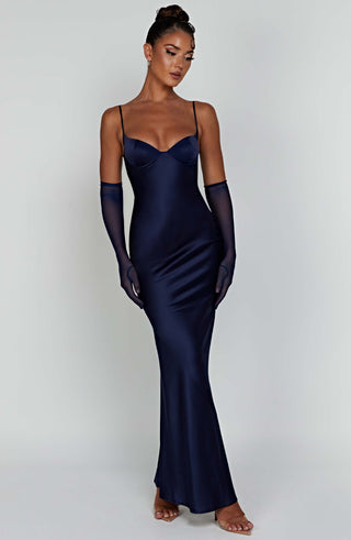 Athena Maxi Dress - Navy - Napalia