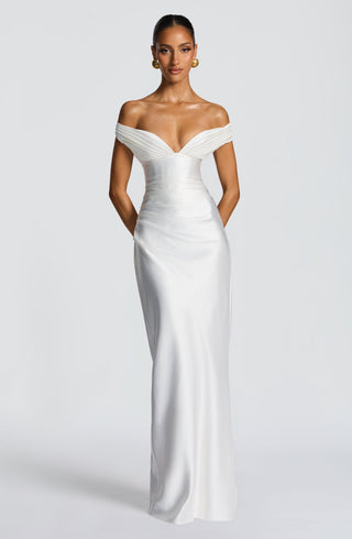 Aurelia Maxi Dress - Ivory - Napalia