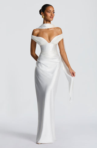 Aurelia Maxi Dress - Ivory - Napalia