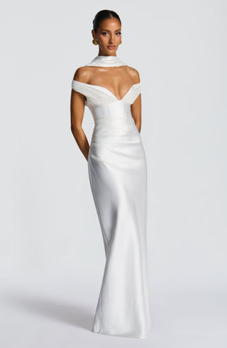 Aurelia Maxi Dress - Ivory - Napalia