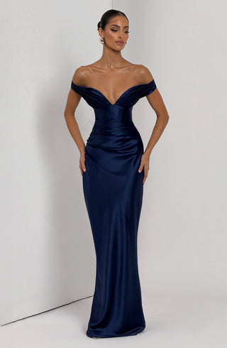 Aurelia Maxi Dress - Navy - Napalia