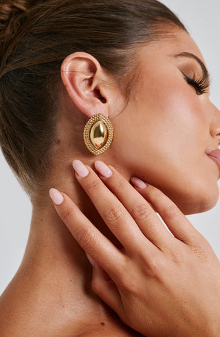 Azra Earrings - Gold - Napalia