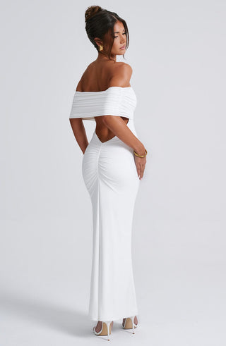 Belinda Maxi Dress - White - Napalia