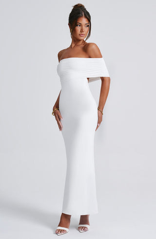 Belinda Maxi Dress - White - Napalia