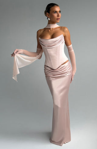 Bernadette Maxi Skirt - Soft Peach - Napalia