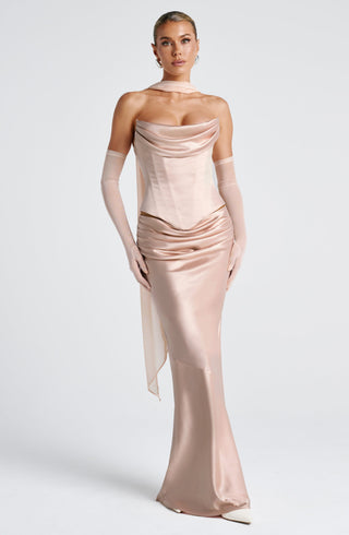 Bernadette Maxi Skirt - Soft Peach - Napalia