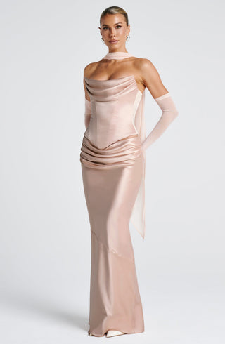 Bernadette Maxi Skirt - Soft Peach - Napalia
