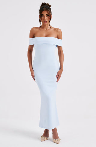 Bex Midi Dress - Blue - Napalia