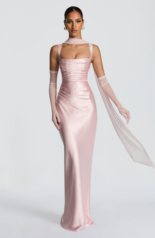 Calanthe Maxi Dress - Blush - Napalia