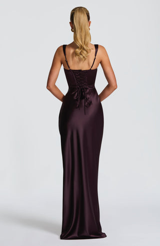 Calanthe Maxi Dress - Plum - Napalia