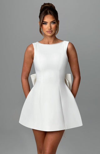 Carrie Mini Dress - Ivory - Napalia
