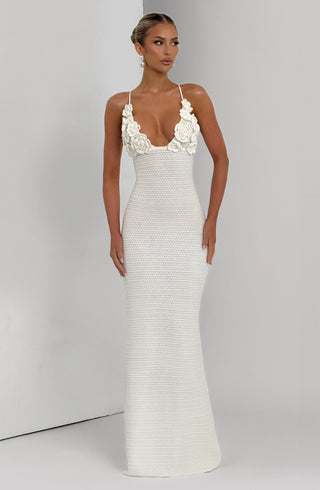 Celaena Maxi Dress - Ivory - Napalia
