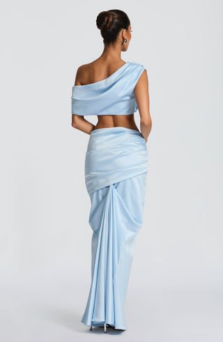 Claudette Maxi Skirt - Glacier Blue - Napalia