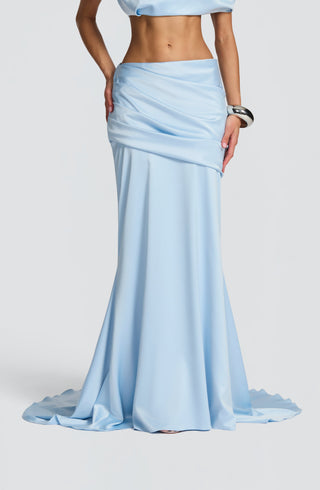 Claudette Maxi Skirt - Glacier Blue - Napalia