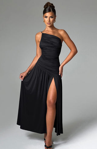 Claudia Maxi Dress - Black - Napalia