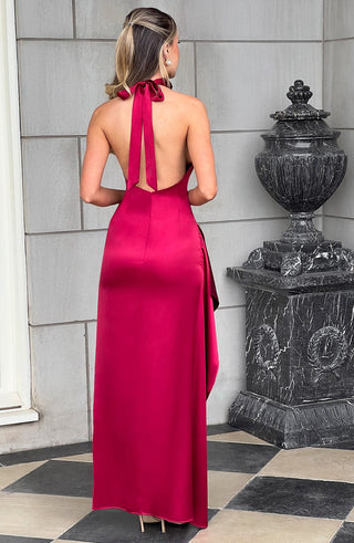 Colette Maxi Dress - Burgundy - Napalia