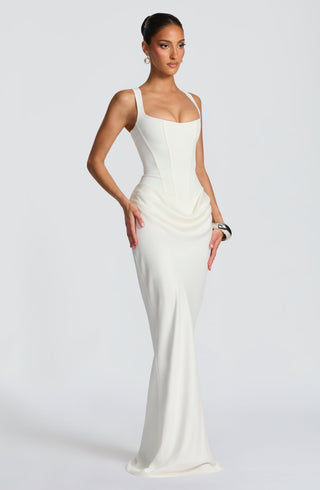 Cornelia Maxi Dress - Ivory - Napalia