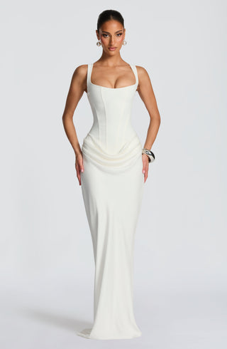 Cornelia Maxi Dress - Ivory - Napalia