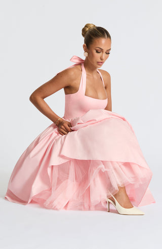 Cressida Midi Dress - Blush - Napalia