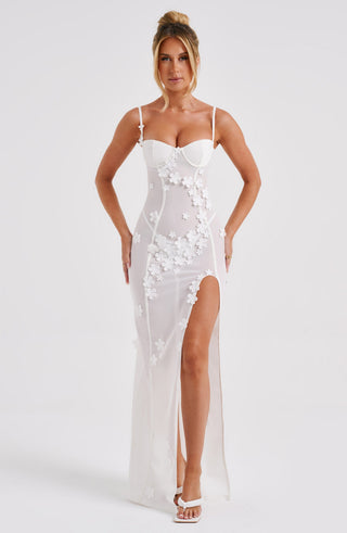 Dalary Maxi Dress - Ivory - Napalia