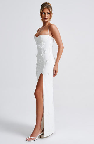 Dalary Maxi Dress - Ivory Lined - Napalia