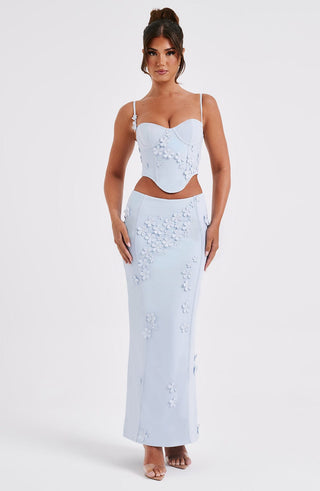 Dalary Maxi Skirt - Blue - Napalia