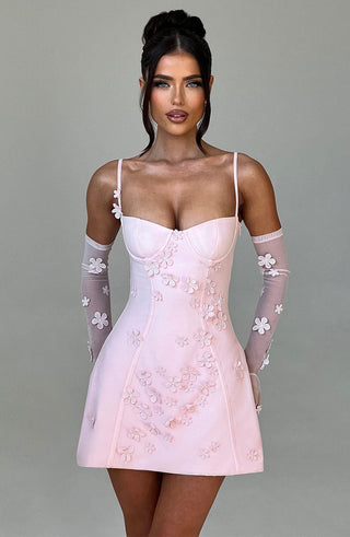 Dalary Mini Dress - Blush - Napalia