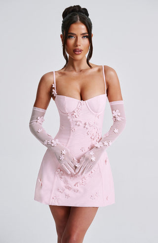 Dalary Mini Dress - Blush - Napalia