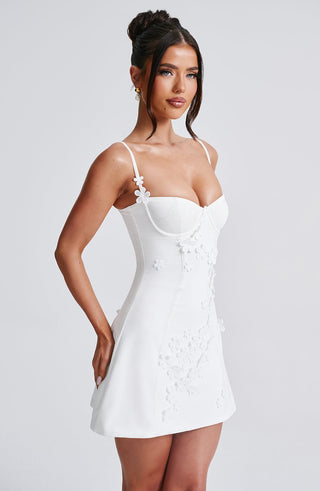 Dalary Mini Dress - Ivory - Napalia
