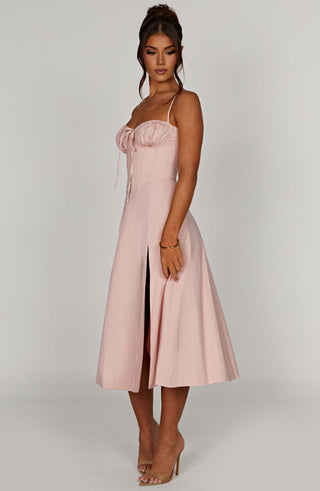 Deanna Midi Dress - Blush - Napalia
