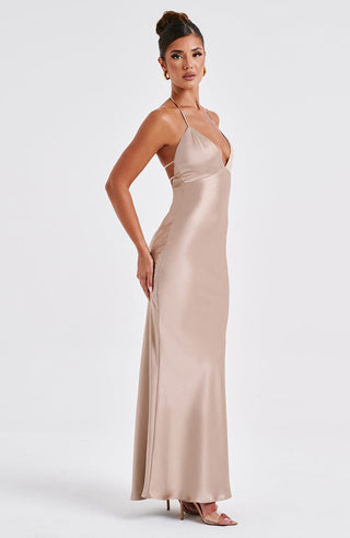 Delphine Maxi Dress - Champagne - Napalia
