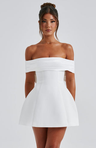 Delta Mini Dress - Ivory - Napalia