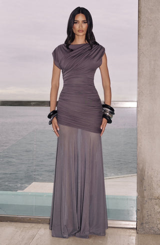 Demelza Maxi Dress - Charcoal - Napalia