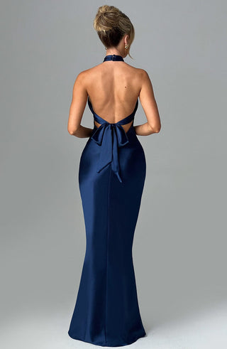 Dimitra Maxi Dress - Navy - Napalia