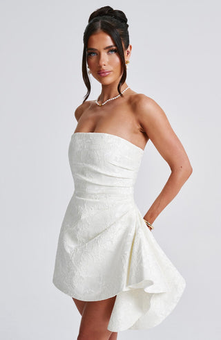 Elodie Playsuit - Ivory - Napalia