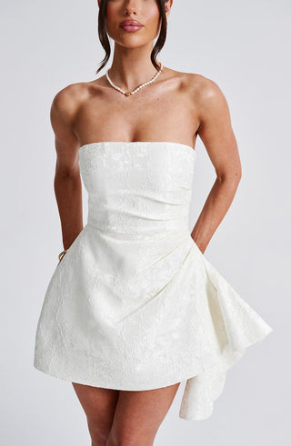 Elodie Playsuit - Ivory - Napalia