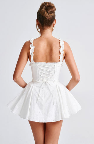 Elva Playsuit - Ivory - Napalia