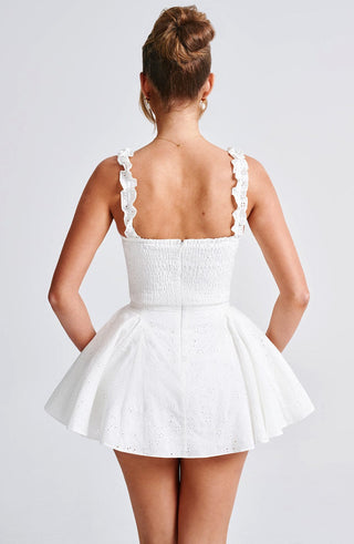 Elva Playsuit - Ivory - Napalia