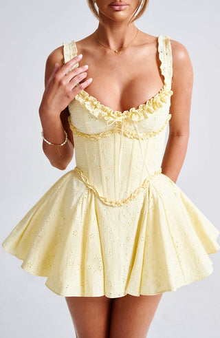 Elva Playsuit - Lemon - Napalia